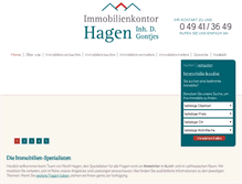 Tablet Screenshot of immobilien-hagen.de